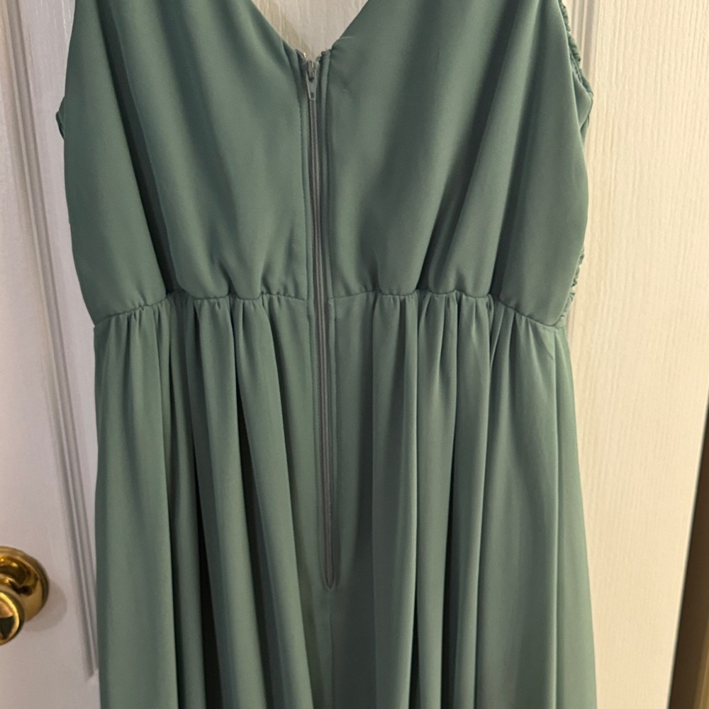 Birdy Grey Teal Maxi Dress Size Small EUC - Picture 7 of 7